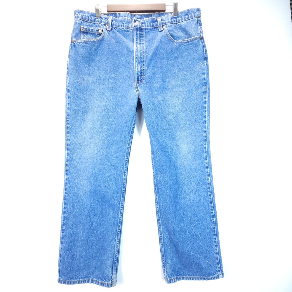 Levi's 517 Mens 40X30 Blue Straight Leg Jeans VTG USA Streetwear Skate Denim